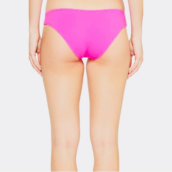 L*Space Solids Hipster Bikini Bottom Bright Fuchsia - Picture 2 of 5